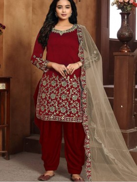 Latest design patiala suits for women