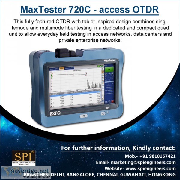 Exfo maxtester 720c otdr in india