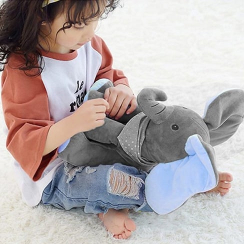 Peek-a-boo elephant toy