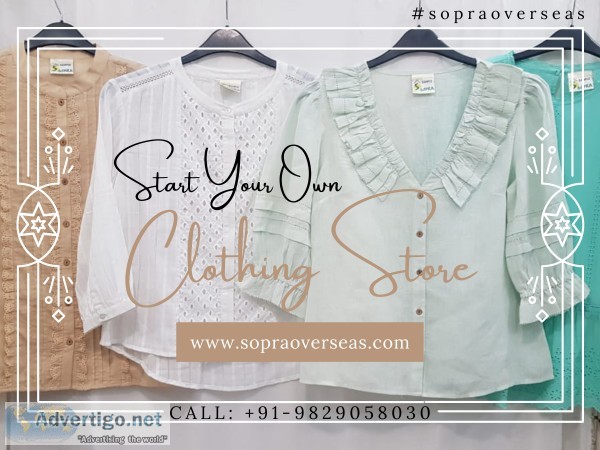 Sopra overseas presents high fashion designer women s wear