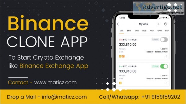 Binance clone script