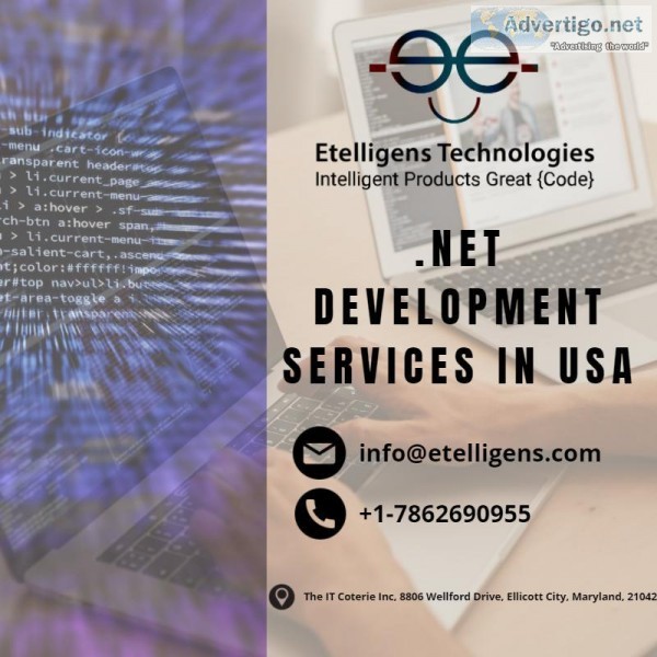 .NET Development Services in USA  Etelligens Technologies