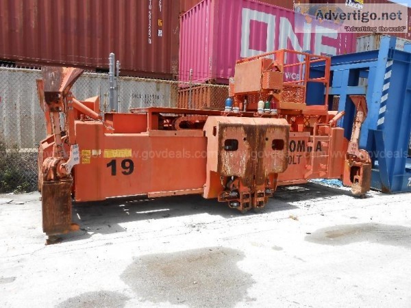 Lot of (2)Used Bromma Ropco Container crane spreader