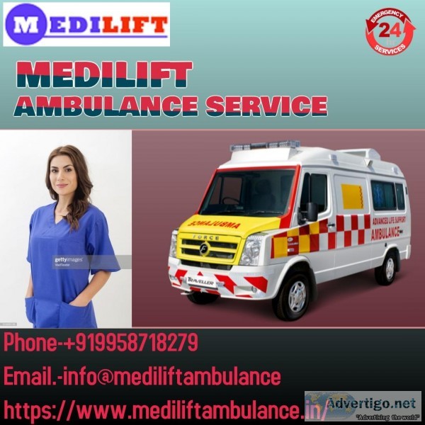 Rapid Recovery Ambulance Service in Kolkata by Medilift