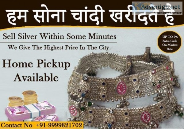 To Sell Silver For Cash In Noida