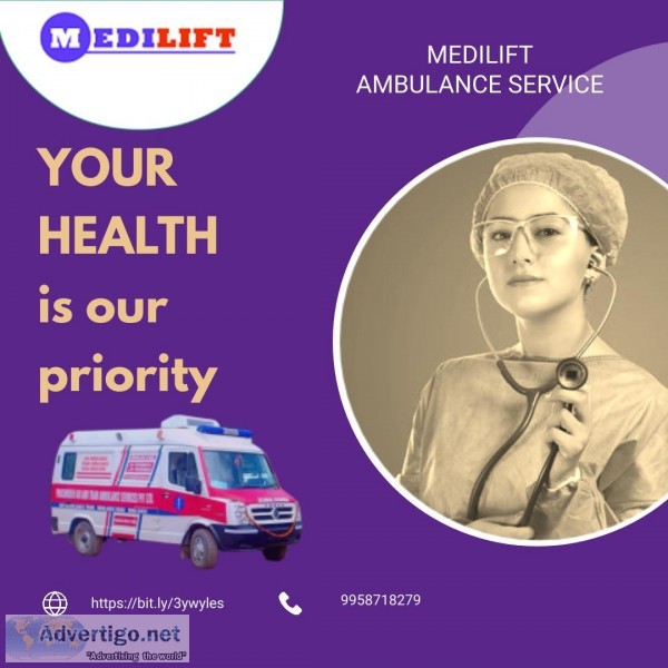 High Quality ICU Services by Medilift Ambulance Service in Kolka