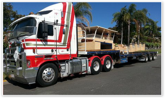 Flatbed Truck With Hiab Hire  Otmtransport.com.au