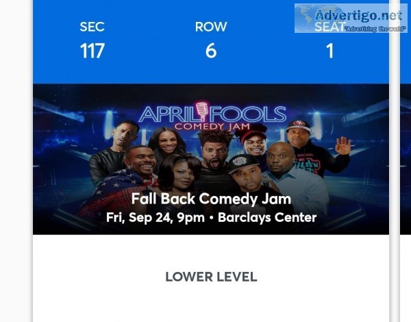 April fool s comedy jam 2 tickest