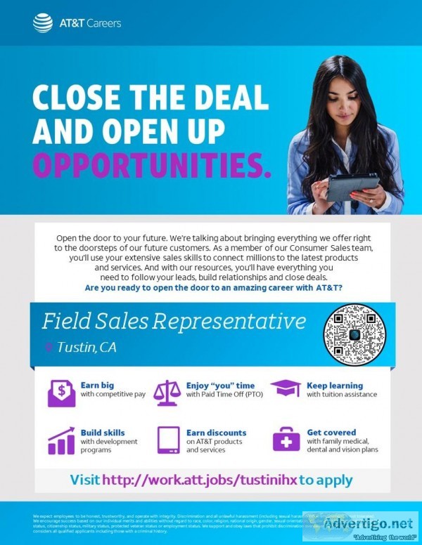 Field Sales Representative - Tustin CA