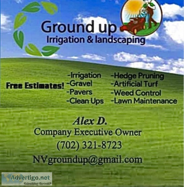 Ground Up Irrigation and Landscaping