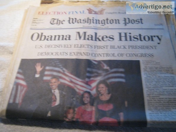 Obama Makes History &ndash The Washington Post 11052008 &ndash 1