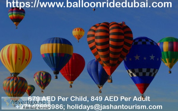 Hot air balloon dubai price