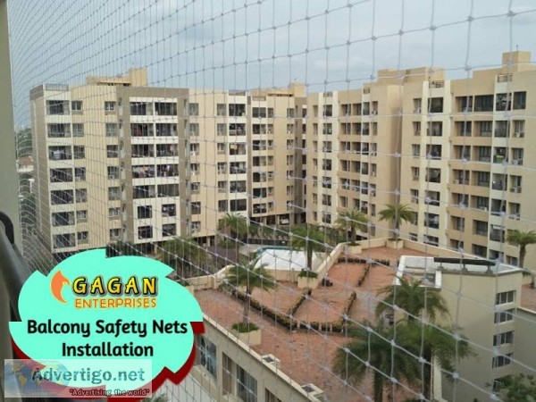 Balcony safety nets