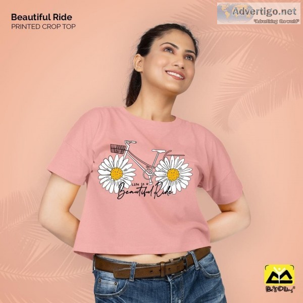 Collect all the best crop tops online india at beyoung