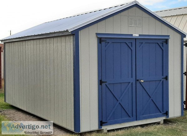 10x16 utility shed storage building