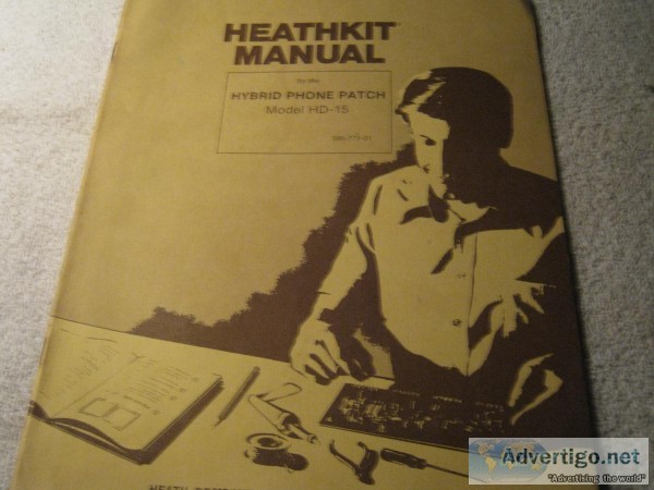 Like New - HEATHKIT MANUAL for the HYBRID PHONE PATCH Model HD-1