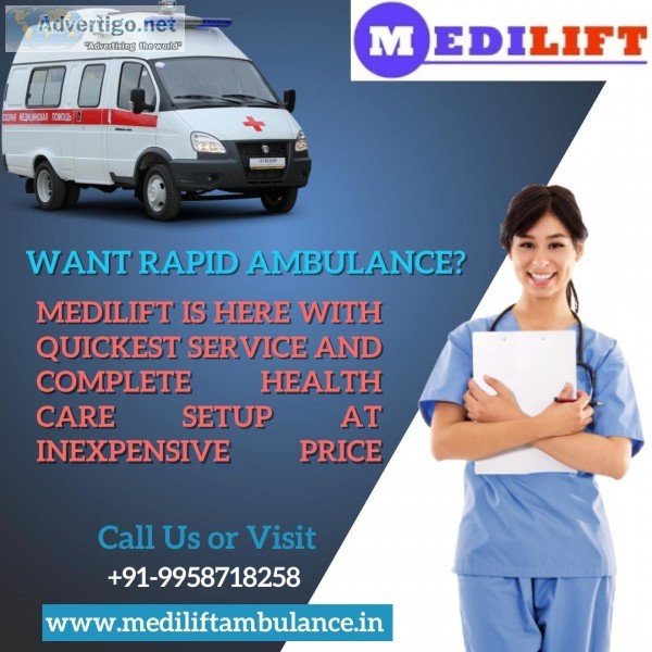 Road Ambulance Service by Medilift Ambulance in Ranchi