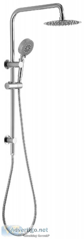 HELLYCAR LOGAN SHOWER SYSTEM WITH RAIL CHROME