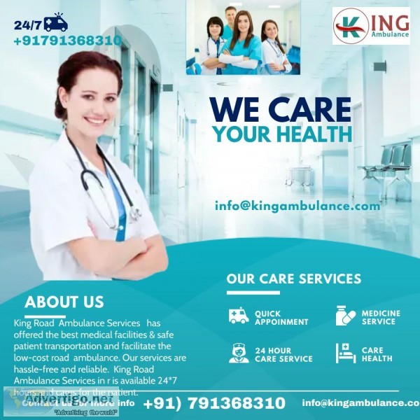 King Ambulance in Ranchi- Specialized Medical Quality Team