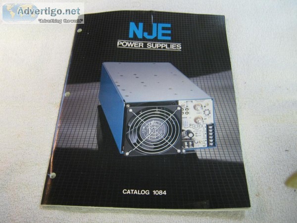 NJE POWER SUPPLIES &ndash Catalog 1084 © 1984