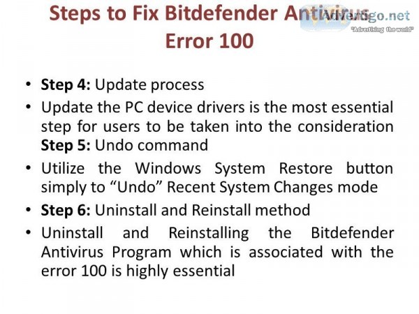 How to fix bitdefender update failed errors on windows 10