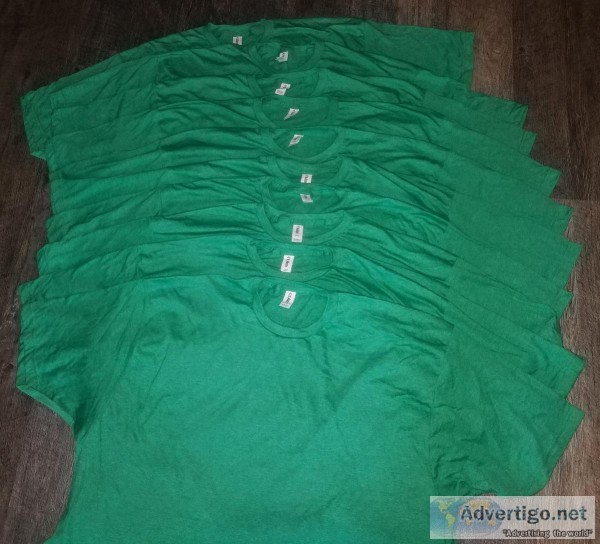 10 New Green 3xxx Large T-shirts