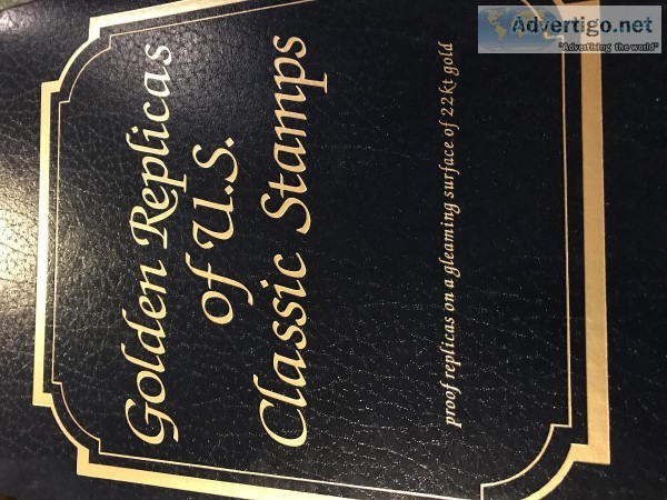 Golden Replicas Of Us Classic Stamps