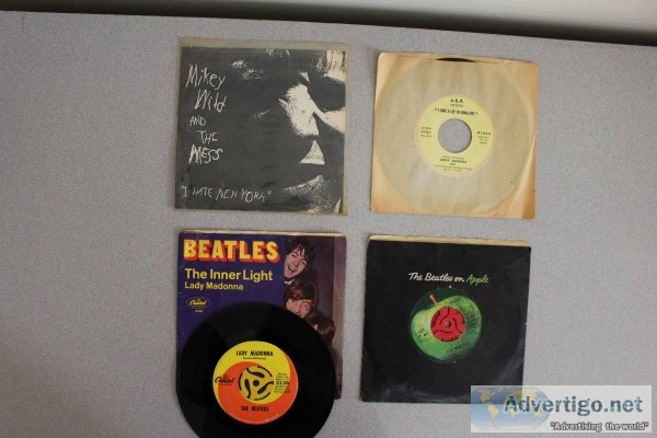 Vintage 45 RPM Record Collection