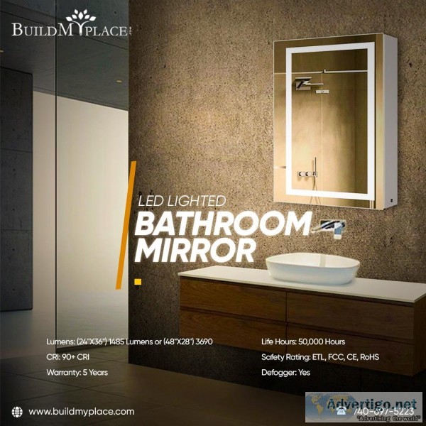 Get lighted vanity mirrors that are made especially for makeup