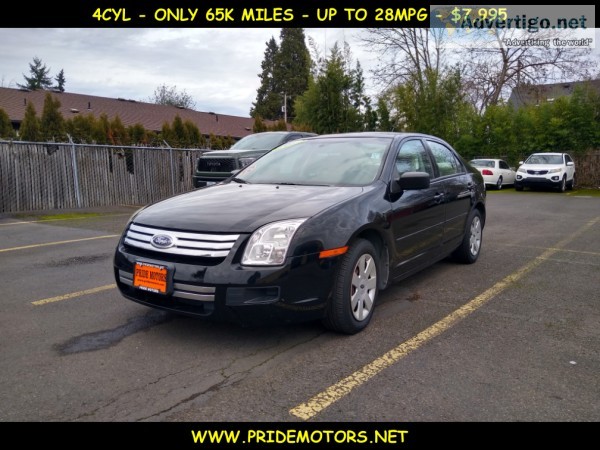 2008 FORD FUSION S  4CYL  ONLY 65K MILES