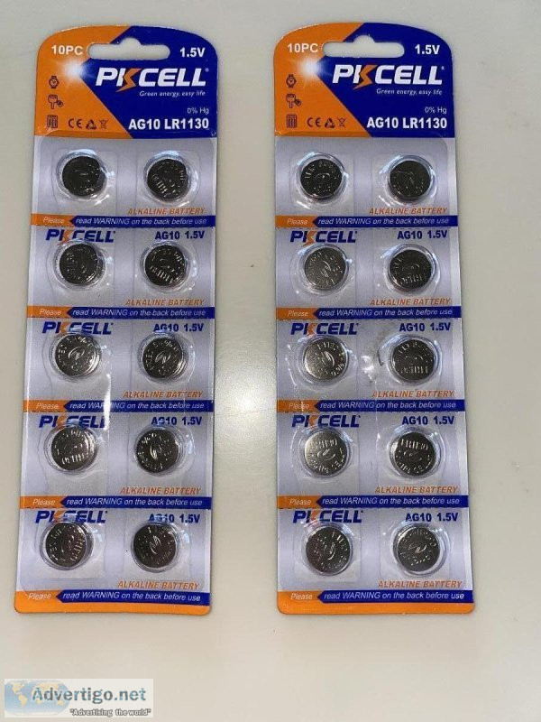 BUTTON CELL BATTERIES