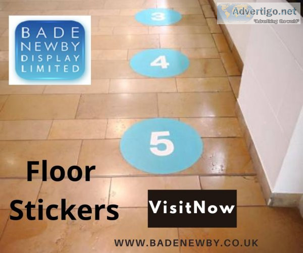 Nurture your business with weatherproof floor stickers