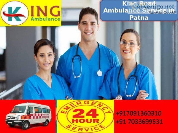 King Contemporary Road Ambulance Service in Muzaffarpur Bihar