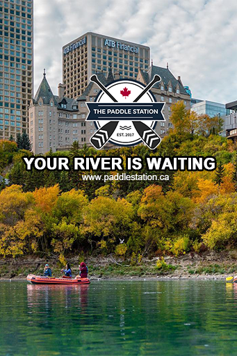 Take a leisurely paddle down the bow river, calgary