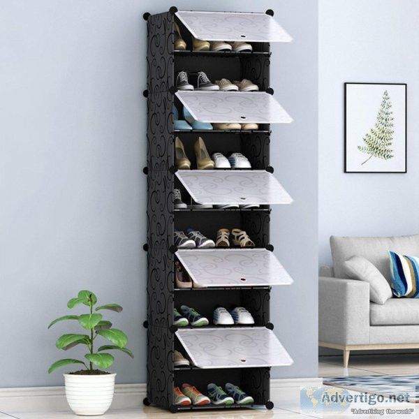 10 Tier Shoe Rack Organizer Sneaker Footwear Storage Stackable S