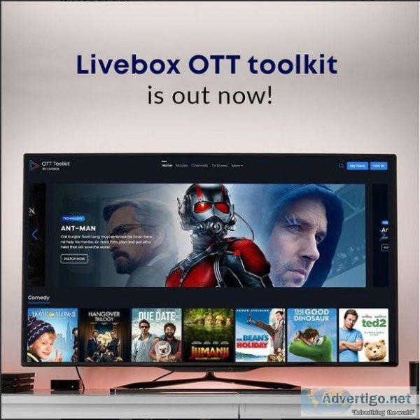 Launch your own OTT business with the Livebox OTT Toolkit