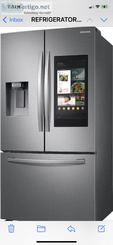 REFRIGERATOR WITH HUB SAMSUNG CASH ONLY