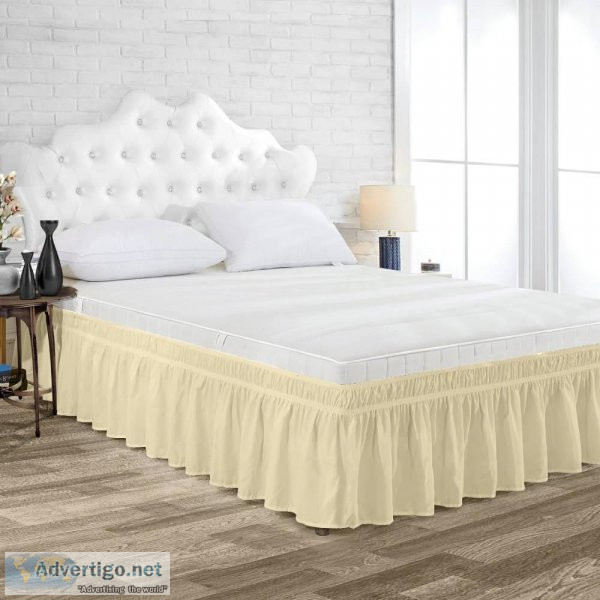 Buy 16 inch drop bed skirt queen at Comfort Beddings