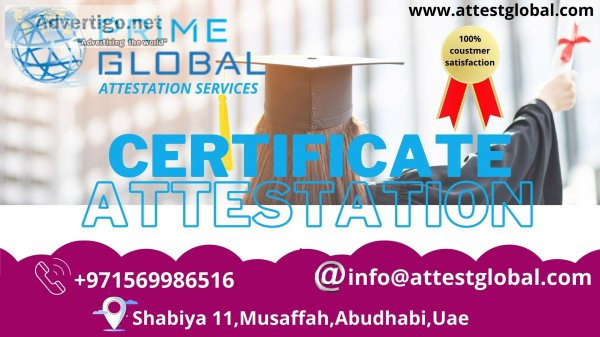 Attestation services in uae