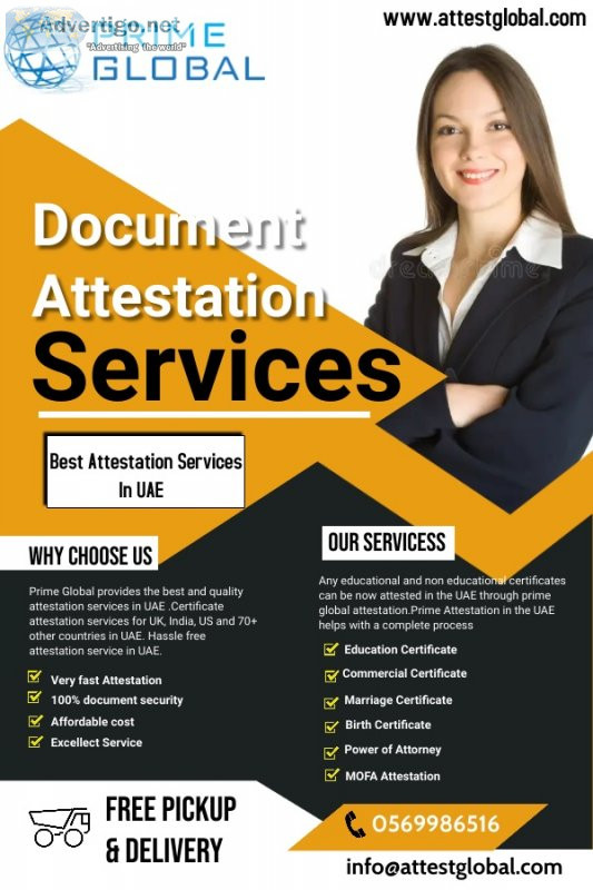 Attestation services in uae