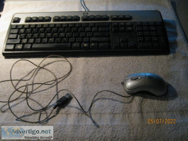 Hewlett Packard Keyboard and Mouse