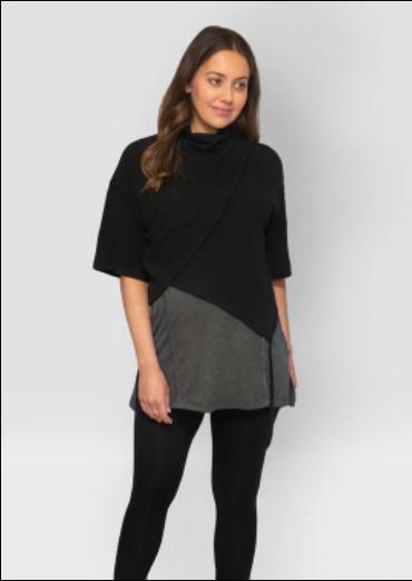 Buy Today Modern Asymmetric Maternity and Nursing Jumper &ndash 