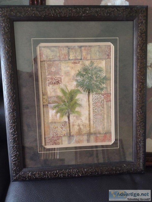 Framed Bohemian Palm Art Print