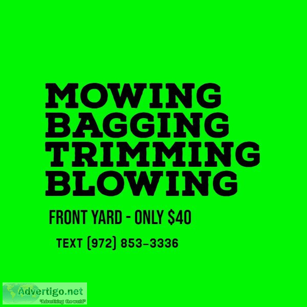 Irving Lawn Care 40 Special