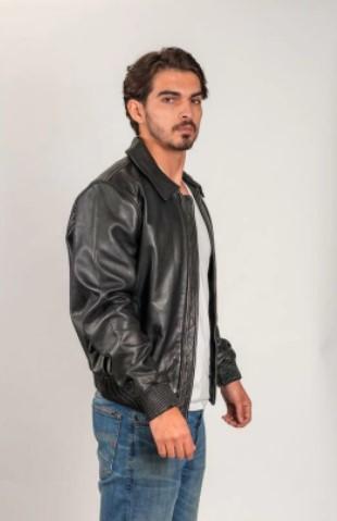 Best Whet Blu Men s Cowhide Leather Bomber Jacket &ndash Zooloo 