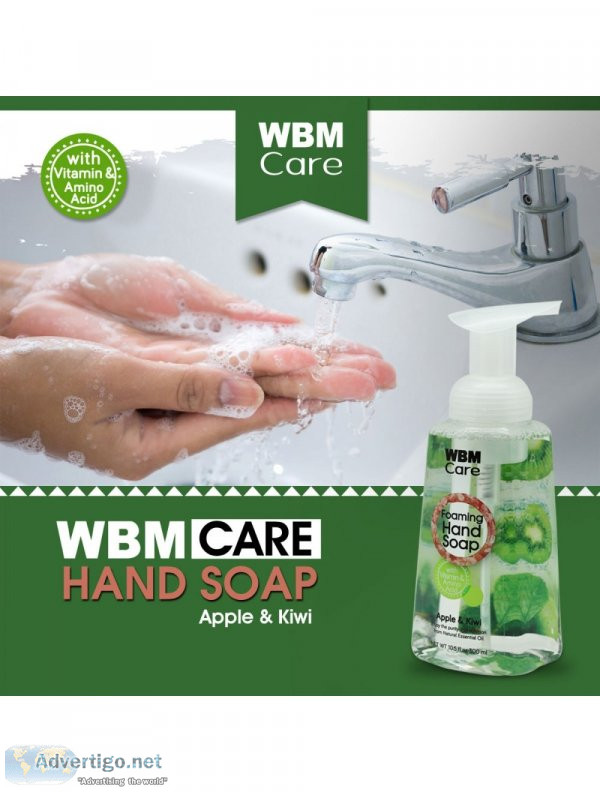 Foaming hand wash, apple & kiwi