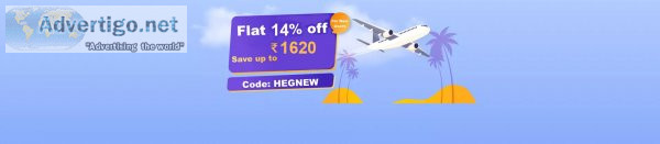 Flight booking deal for new users