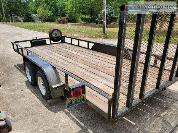 2008 7 x16  Bed Lone Wolf Trailer