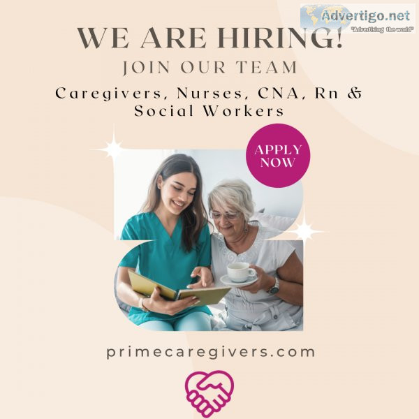 Hiring Caregiver - In home Care