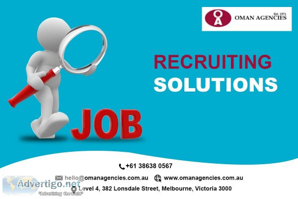 Recruiting Solutions  Australian Recruiting Agencies - Oman Agen